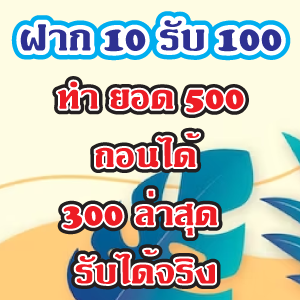 ฝาก 10 รับ 100web